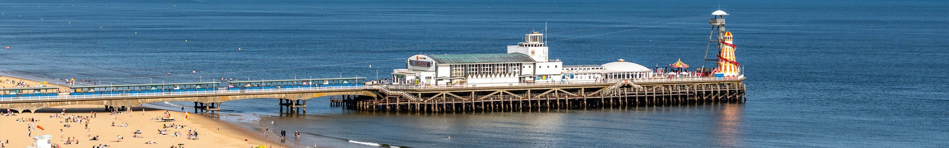 Bournemouth Pier on a sunny day