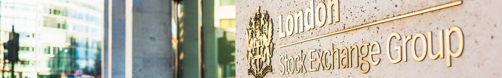 London Stock Exchange Group sign on wall