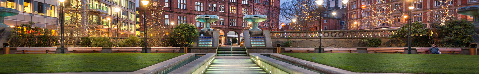 Peace Gardens in Sheffield