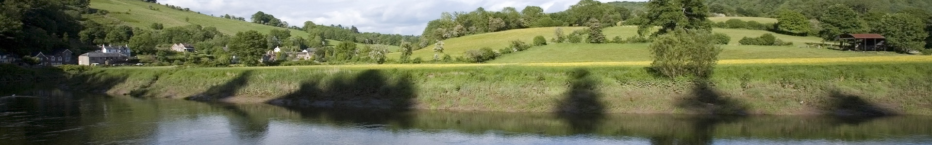 The river wye wye valley, monmouthshire, gloucestershire