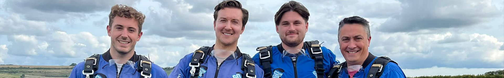 Skydives in aid of offices charity Winston’s Wish