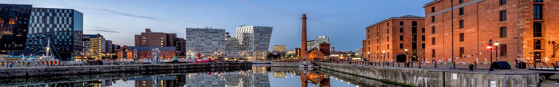 Buildings around water in Manchester