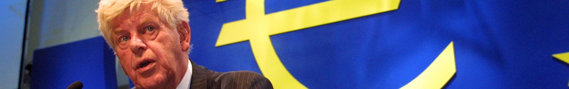 First preisdent of the EU central bank Wim Duisenberg