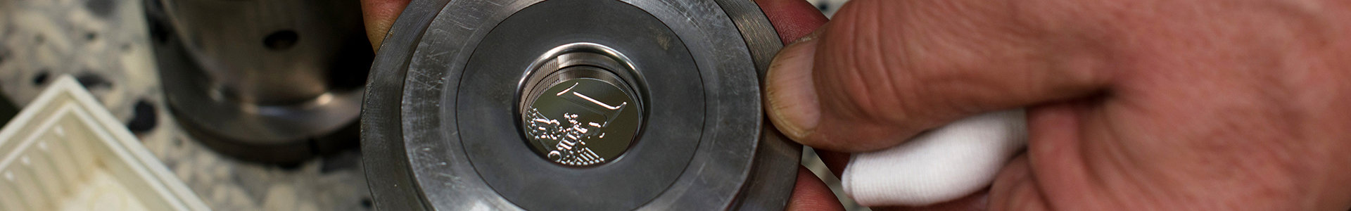 a euro being made