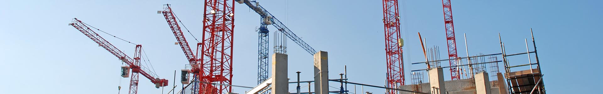 Cranes on abuilding site